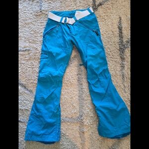 Burton Blue Women's Casual Pants with White Accents